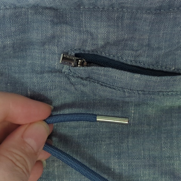 Athleta Retreat Linen Jogger in chambray - Picture 3 of 5